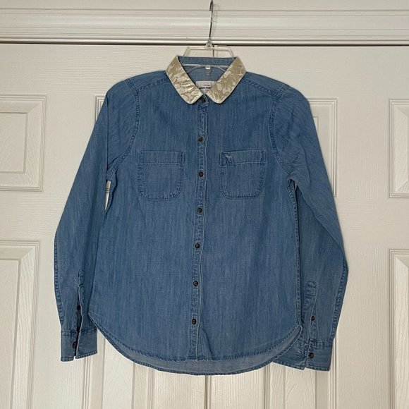 Abercrombie Button Down Denim Shirt for Girls - Picture 4 of 10